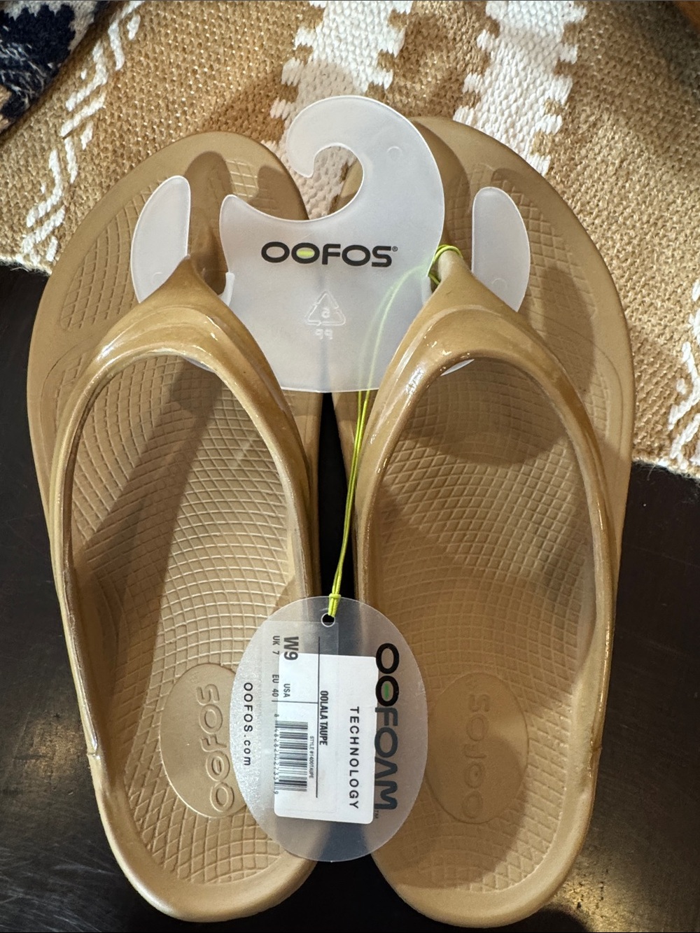 OOFOS Women’s Sandals in Taupe